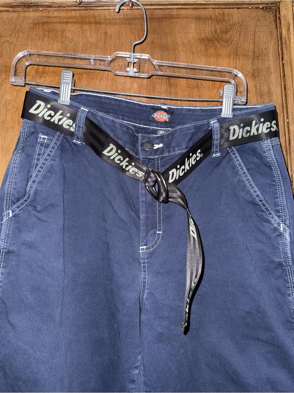 Dickies Carpenter Pants with Branded Black Belt